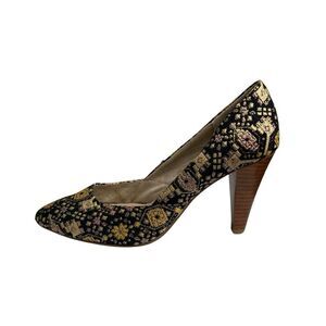 Seychelles Women’s‎ Great Beyond Jacquard Fabric Floral Pump High Heels Size 7